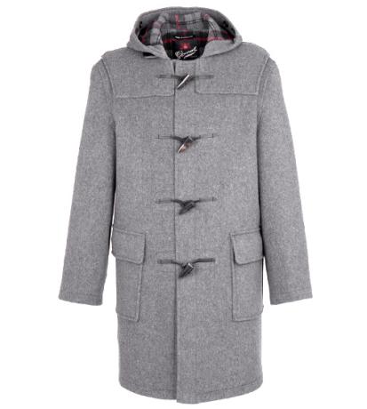 gloverall мужское серое пальто