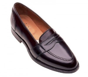 burgundy loafers