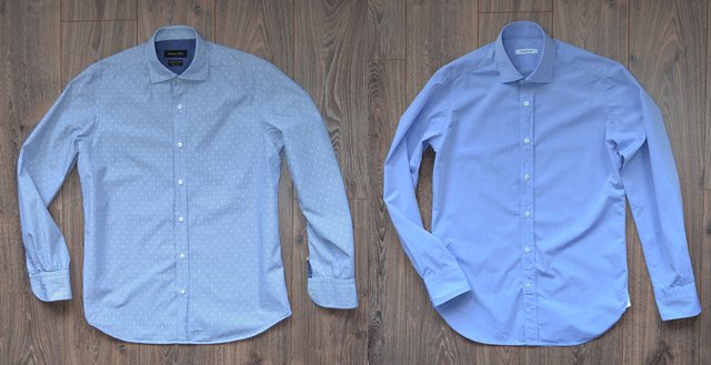 Сравнение рубашек - Massimo Dutti и Guglielminotti