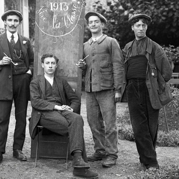 Французские рабочие, 1913 год
