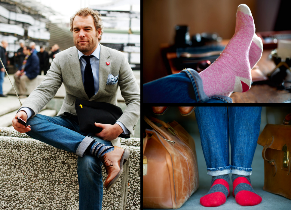 примеры цветных носков