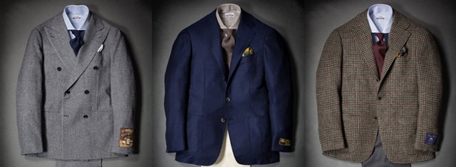 сочетание пиджака, рубашки и галстука