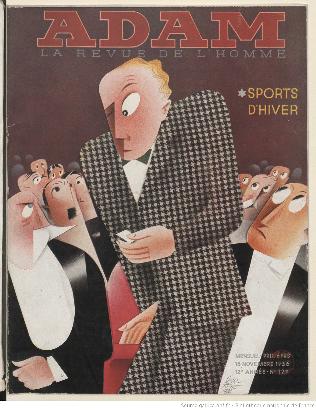 Журнал для мужчин Адам 1936 год